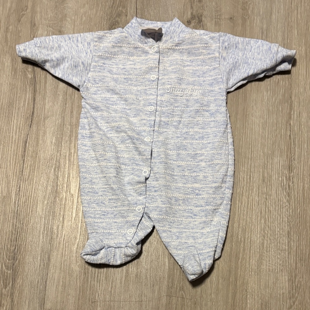Snugabye Blue Kids Footie One Piece